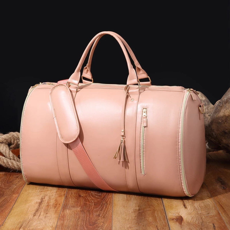 Rachymack Pink The Overpacker - 🧳 Spacious, Foldable Travel Duffel Bag  🌈✈️
