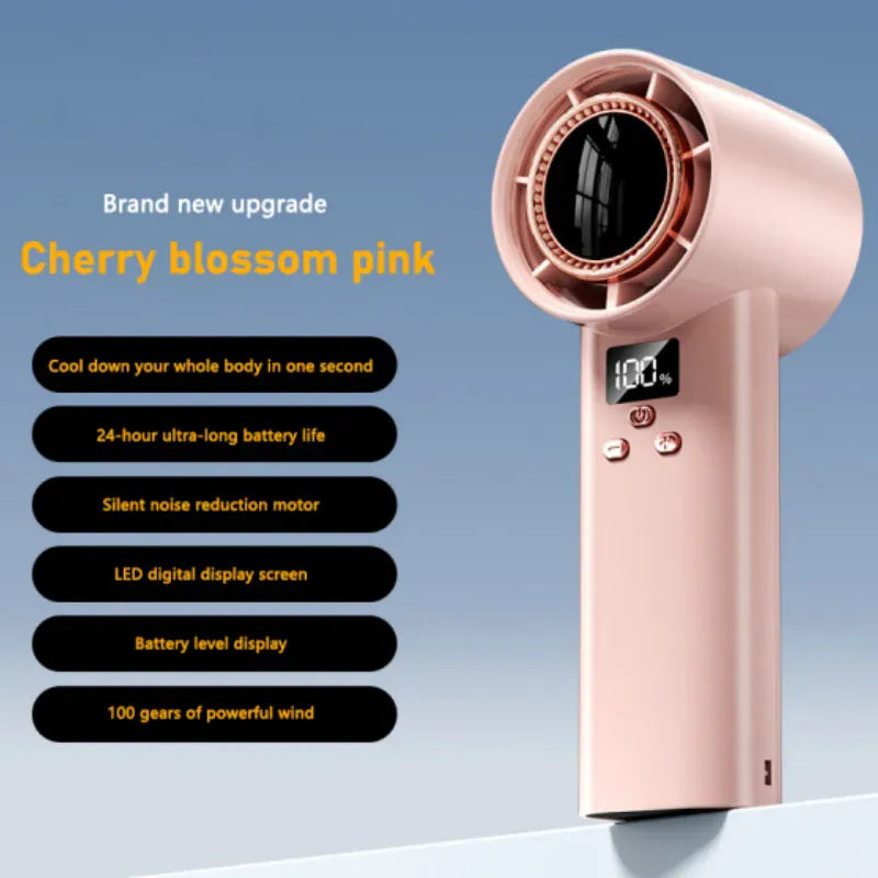 Rachymack Pink TurboBlast Mini Fan