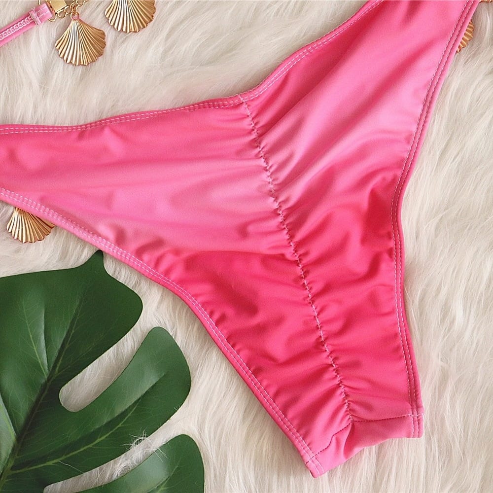 Rachymack Push Up Bikini Beach With Rhinestones