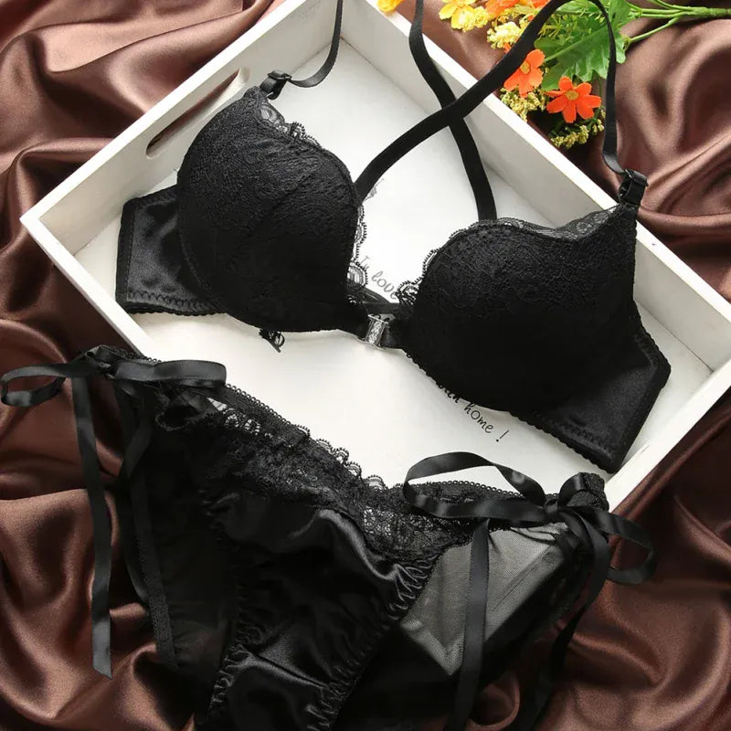 Rachymack Push-Up Front Buckle Underwear Lingeries