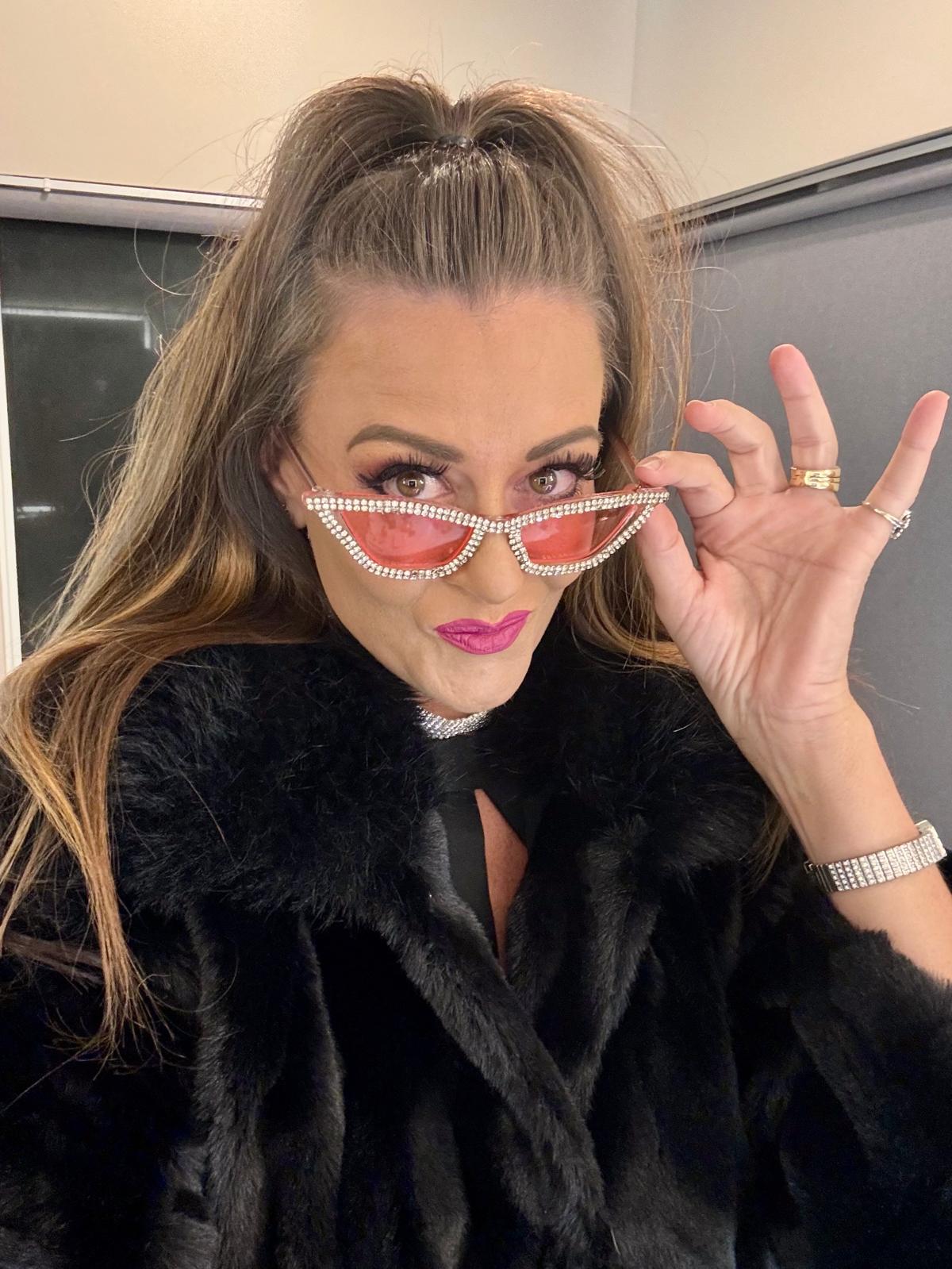 Rachymack Rachymack Dazzling crystal diamond Cat Eye Sunglasses