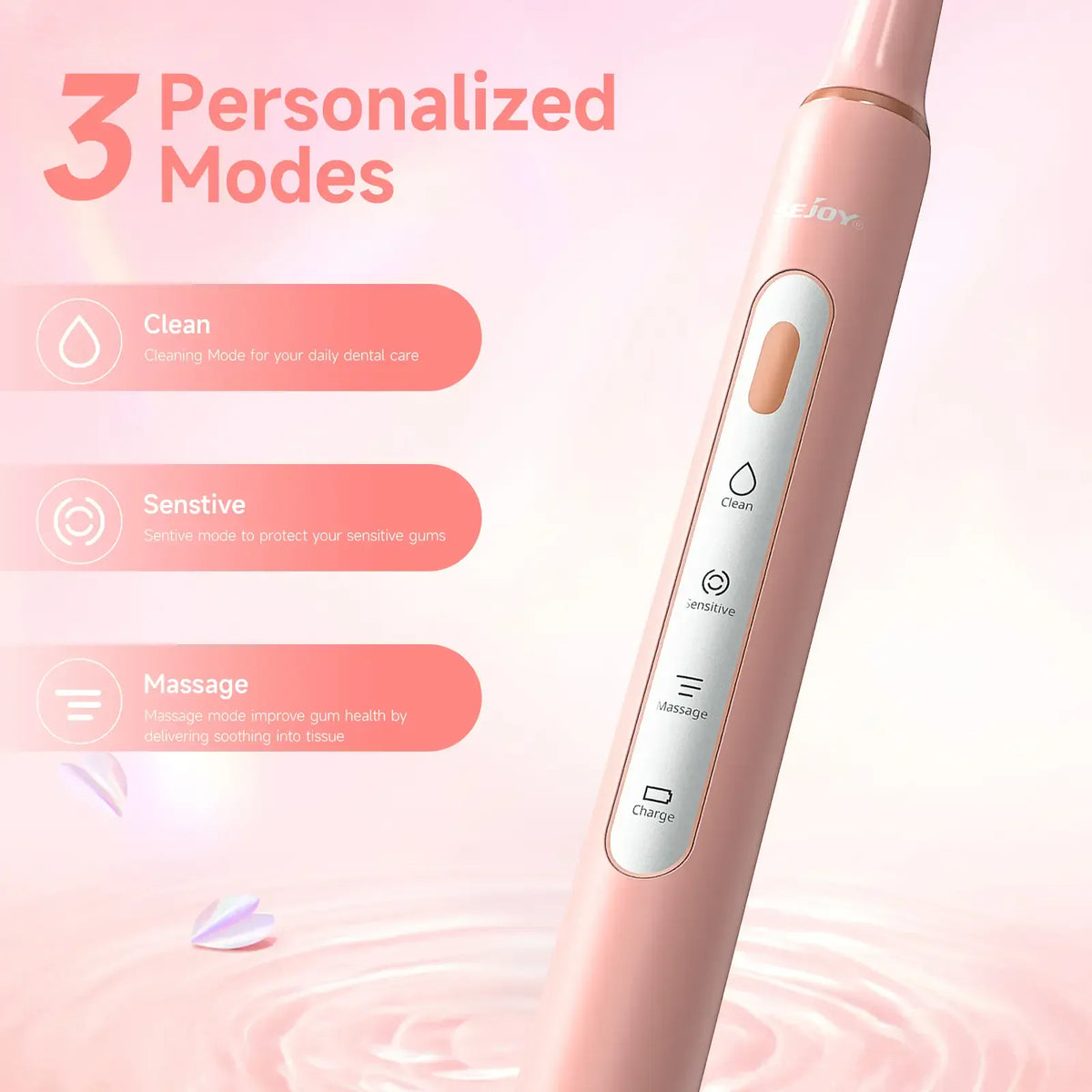 Rachymack Rechargeable Sonic Electric Toothbrush Set
