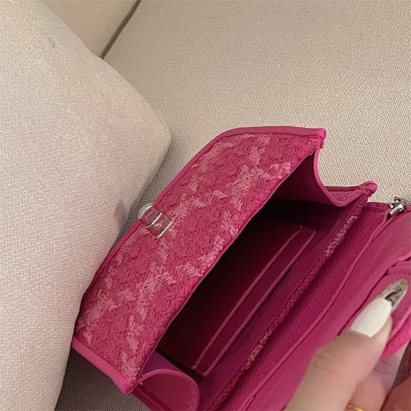 Rachymack Rose Pink Women Lock Shoulder Bags