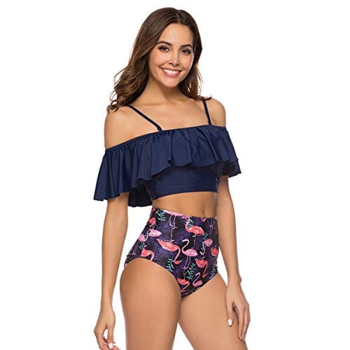 Rachymack Sexy Floral Printed Push Up Bikini Set