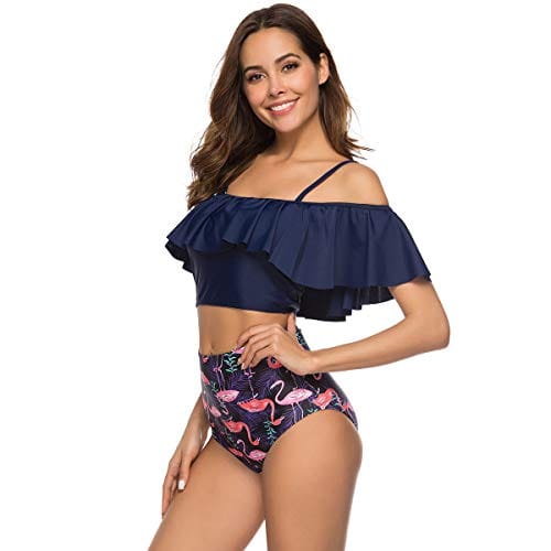 Rachymack Sexy Floral Printed Push Up Bikini Set