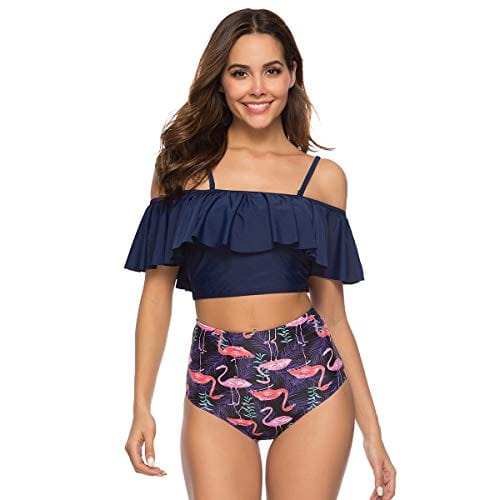 Rachymack Sexy Floral Printed Push Up Bikini Set