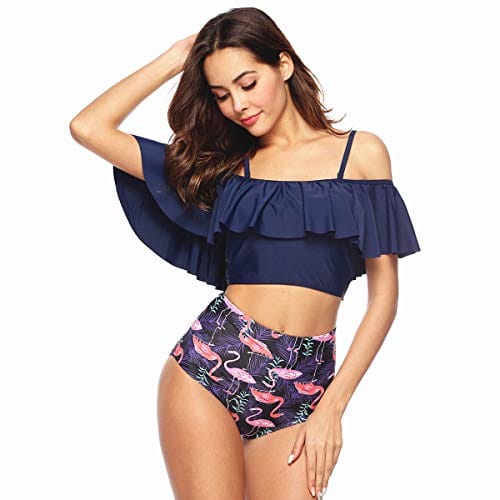 Rachymack Sexy Floral Printed Push Up Bikini Set