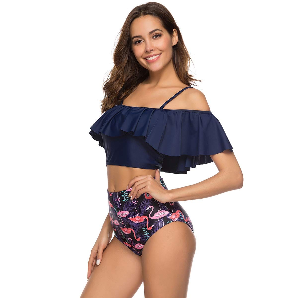Rachymack Sexy Floral Printed Push Up Bikini Set