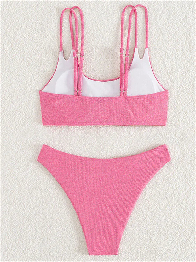Rachymack Sexy Pink Bikini Set 2024 Women