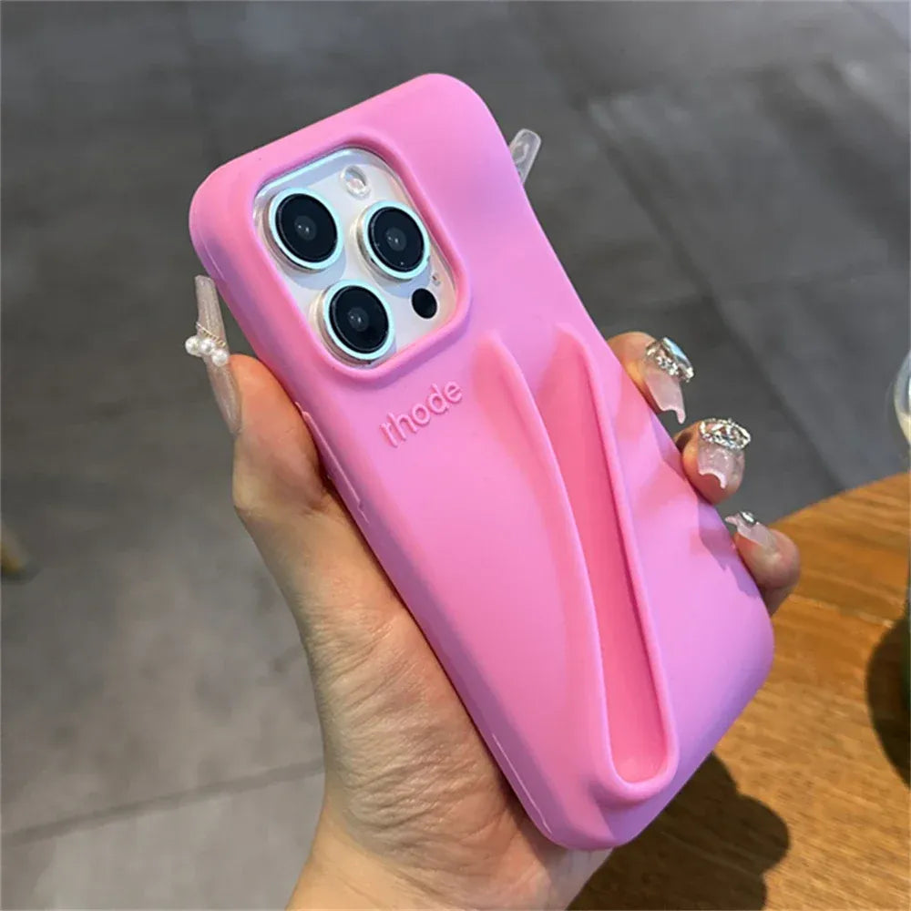 Rachymack Silicon / Shock Cake / iPhone 15 Pro Max Lip Gloss Holder iPhone Case Cover