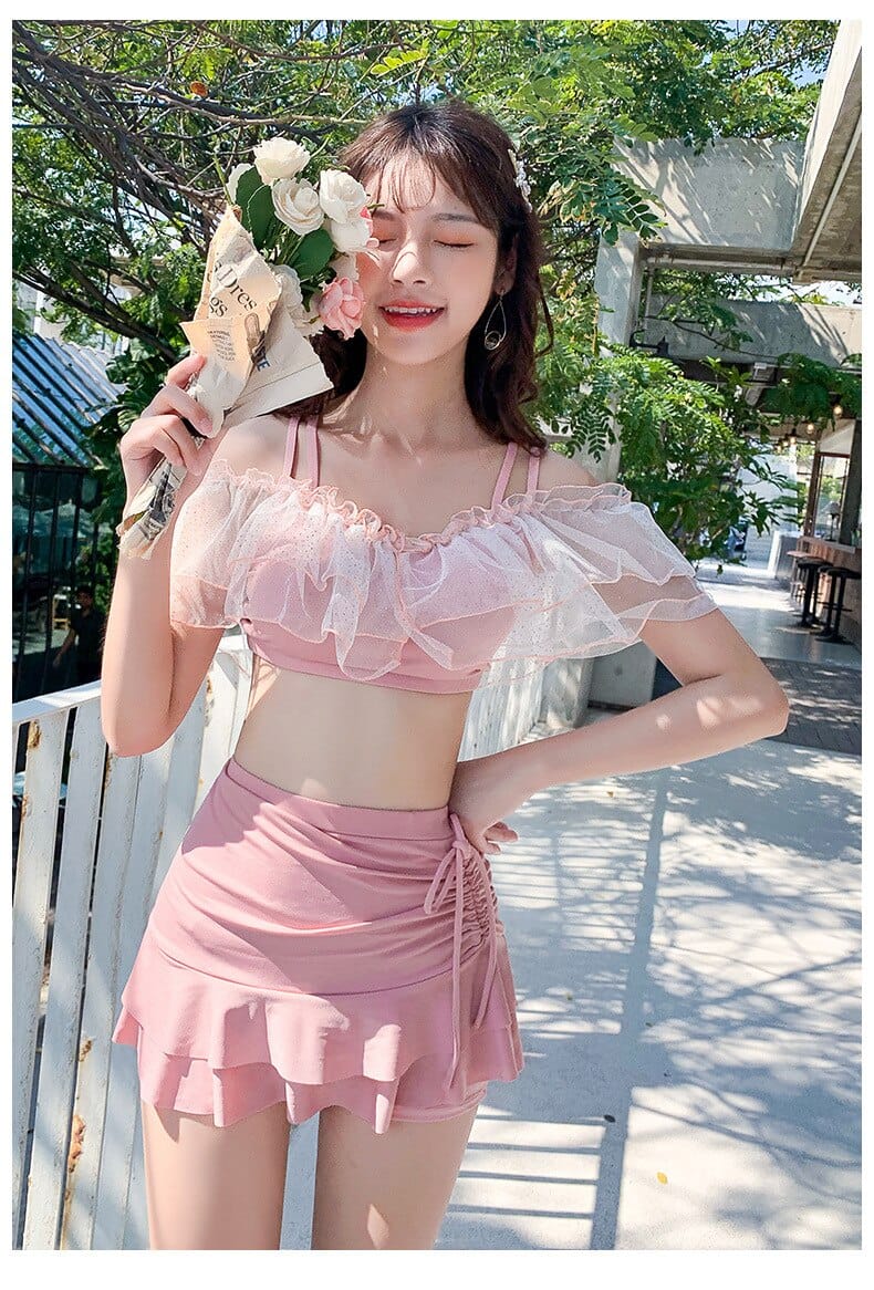 Rachymack Sweet Suit Slim Fit Backless Women's 2-piece High Waist Bikini