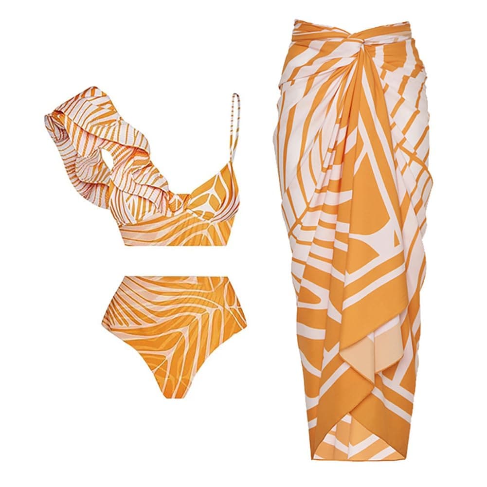 Rachymack Swimwear Bathing Suit with Cover Up Set