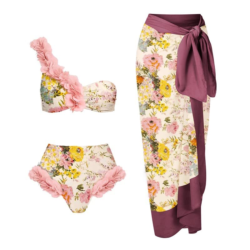Rachymack Swimwear Bathing Suit with Cover Up Set