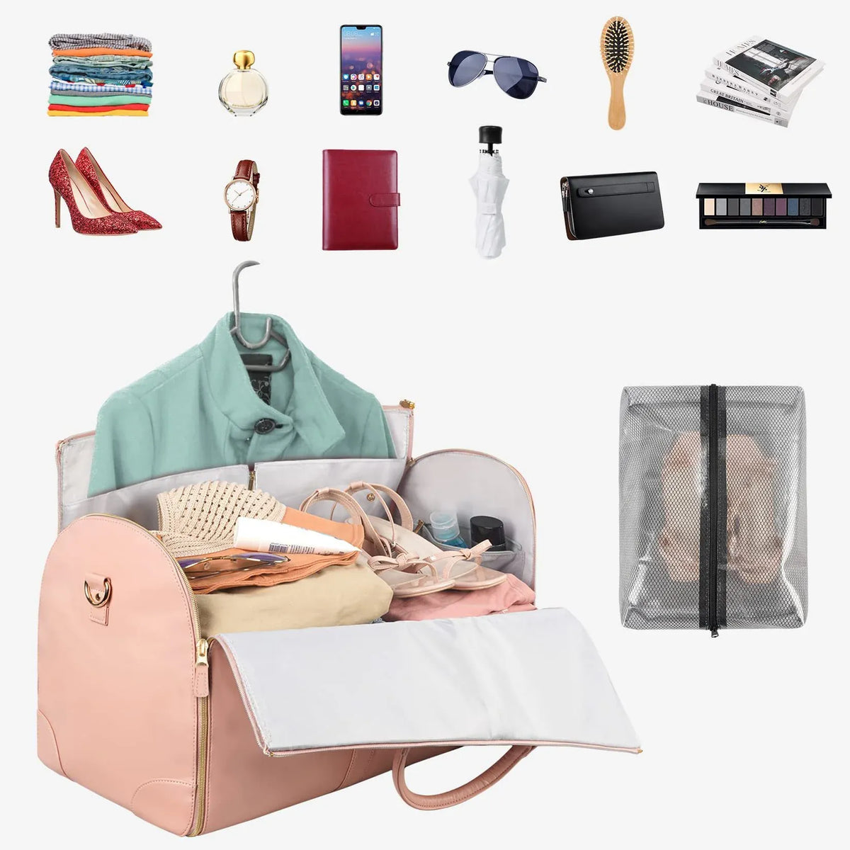Rachymack The Overpacker - 🧳 Spacious, Foldable Travel Duffel Bag  🌈✈️