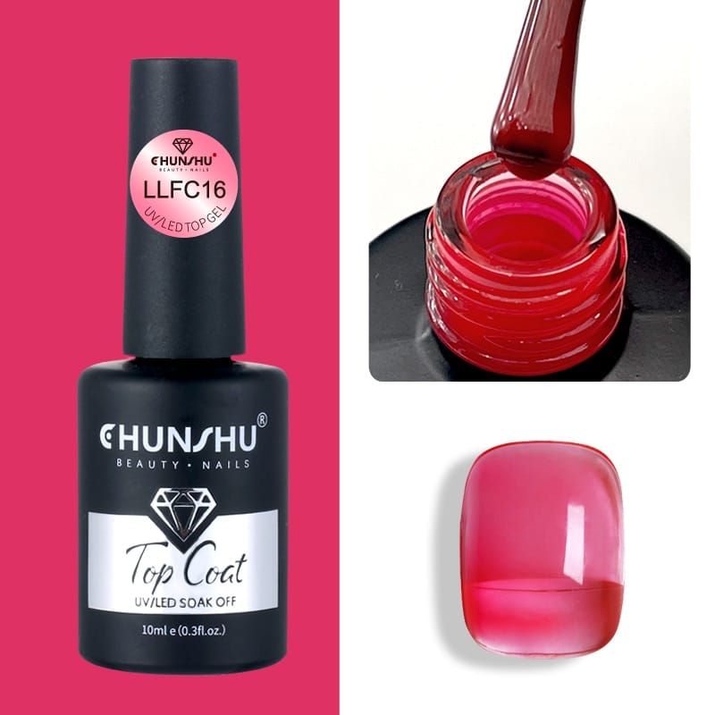 Rachymack Top CoatLL16 Milky Pink Rubber Base Gel