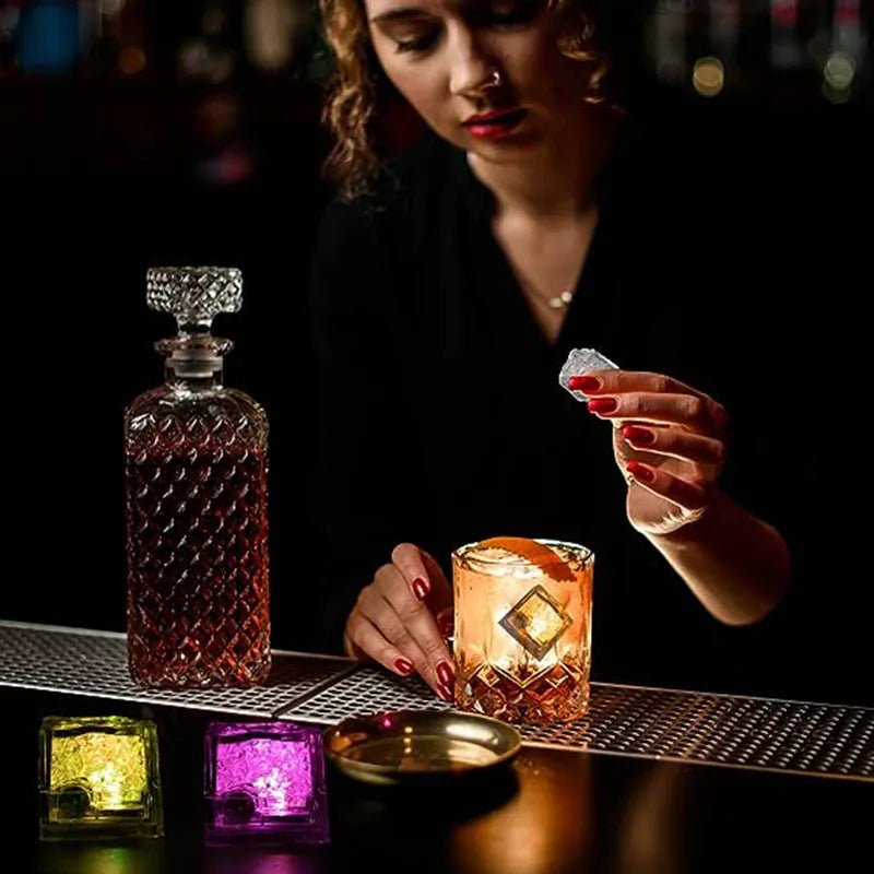 Rachymack Waterproof Led Ice Cube Drinking Party Wine Decoration