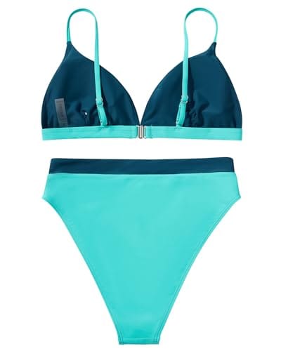 Rachymack Women High Waisted High Cut Bikini Sets
