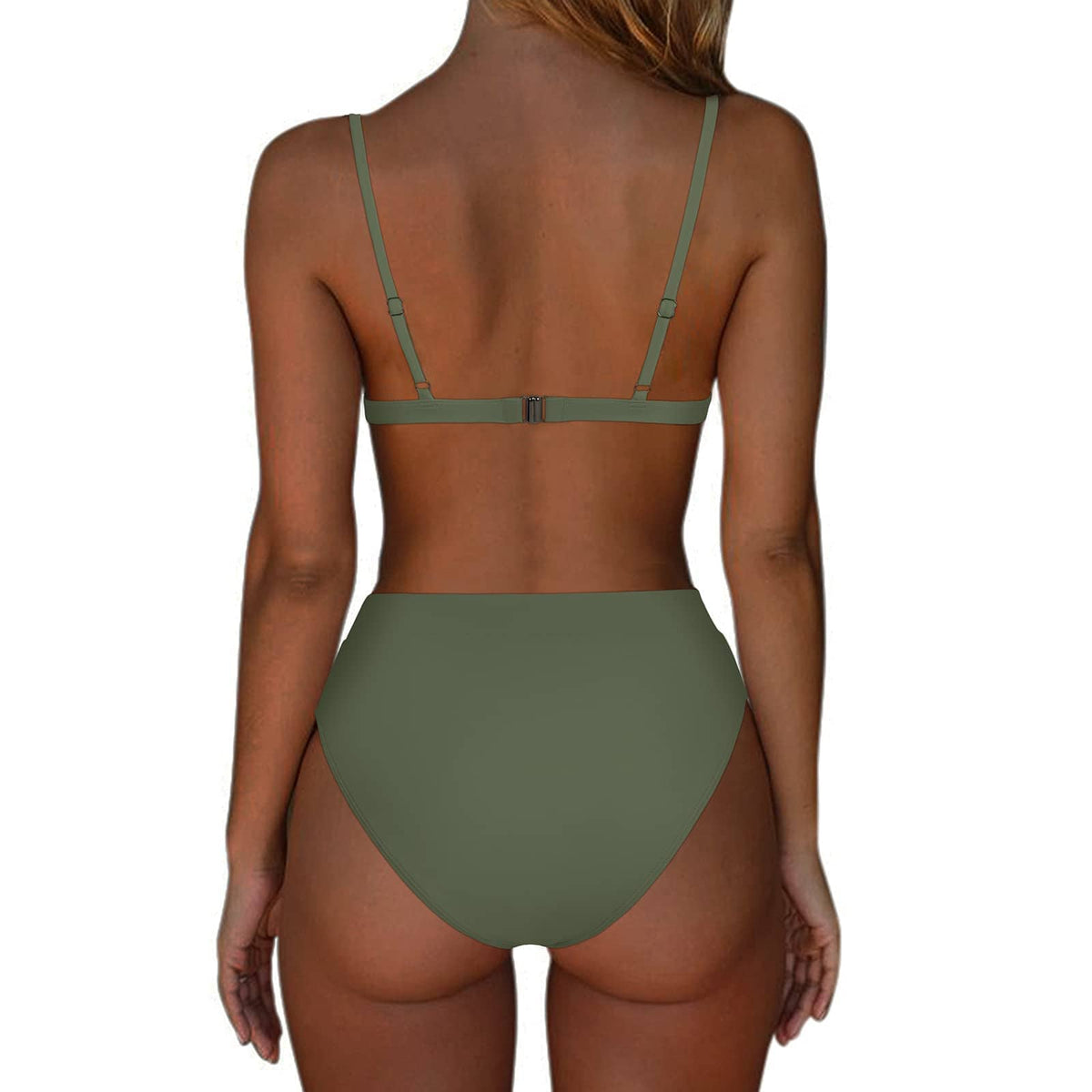 Rachymack Women High Waisted High Cut Bikini Sets