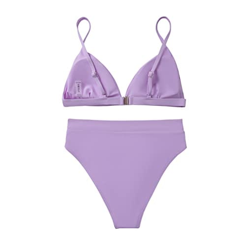Rachymack Women High Waisted High Cut Bikini Sets
