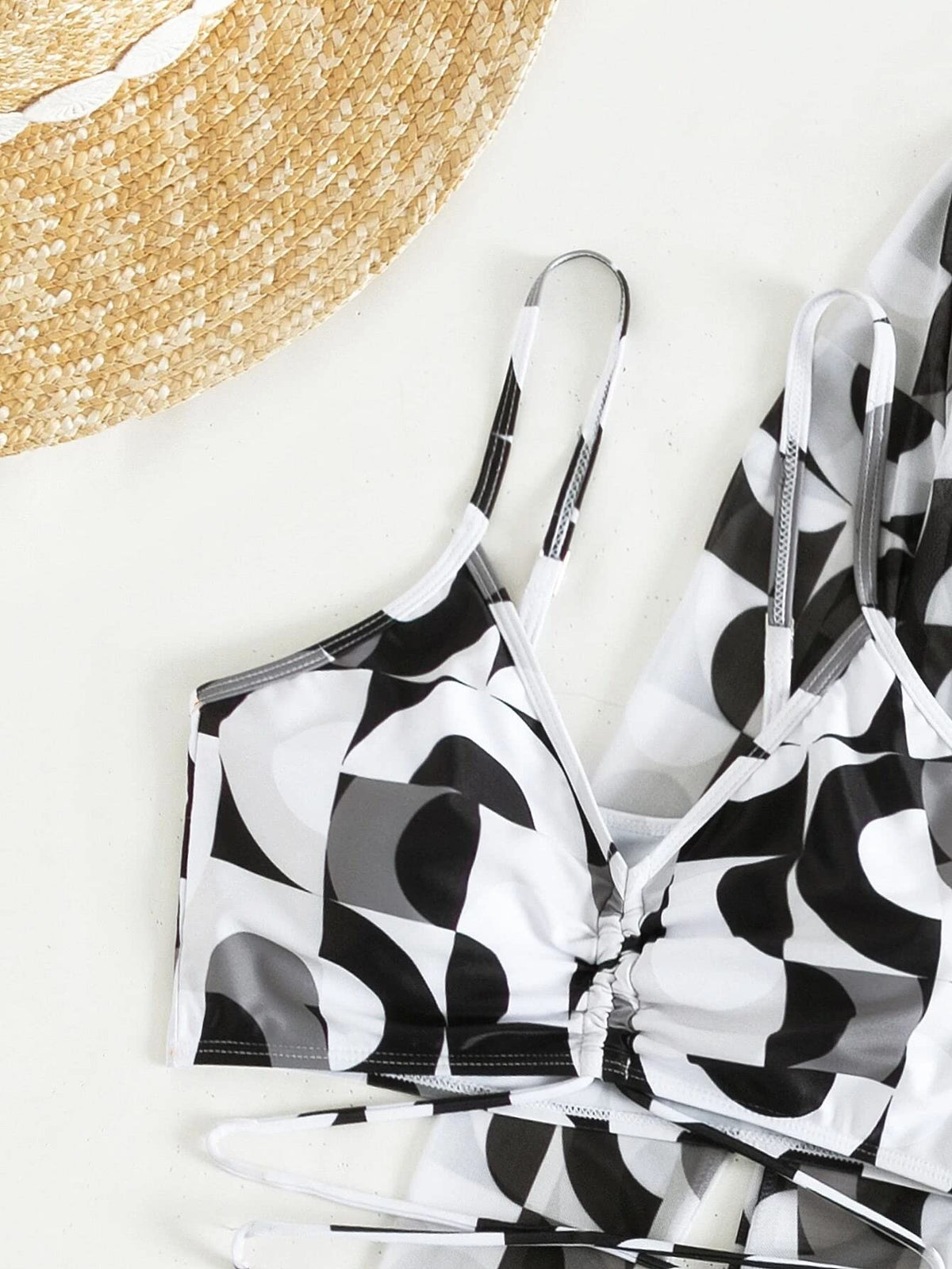 Rachymack Women Printed 3 Pieces High Waist Bikini