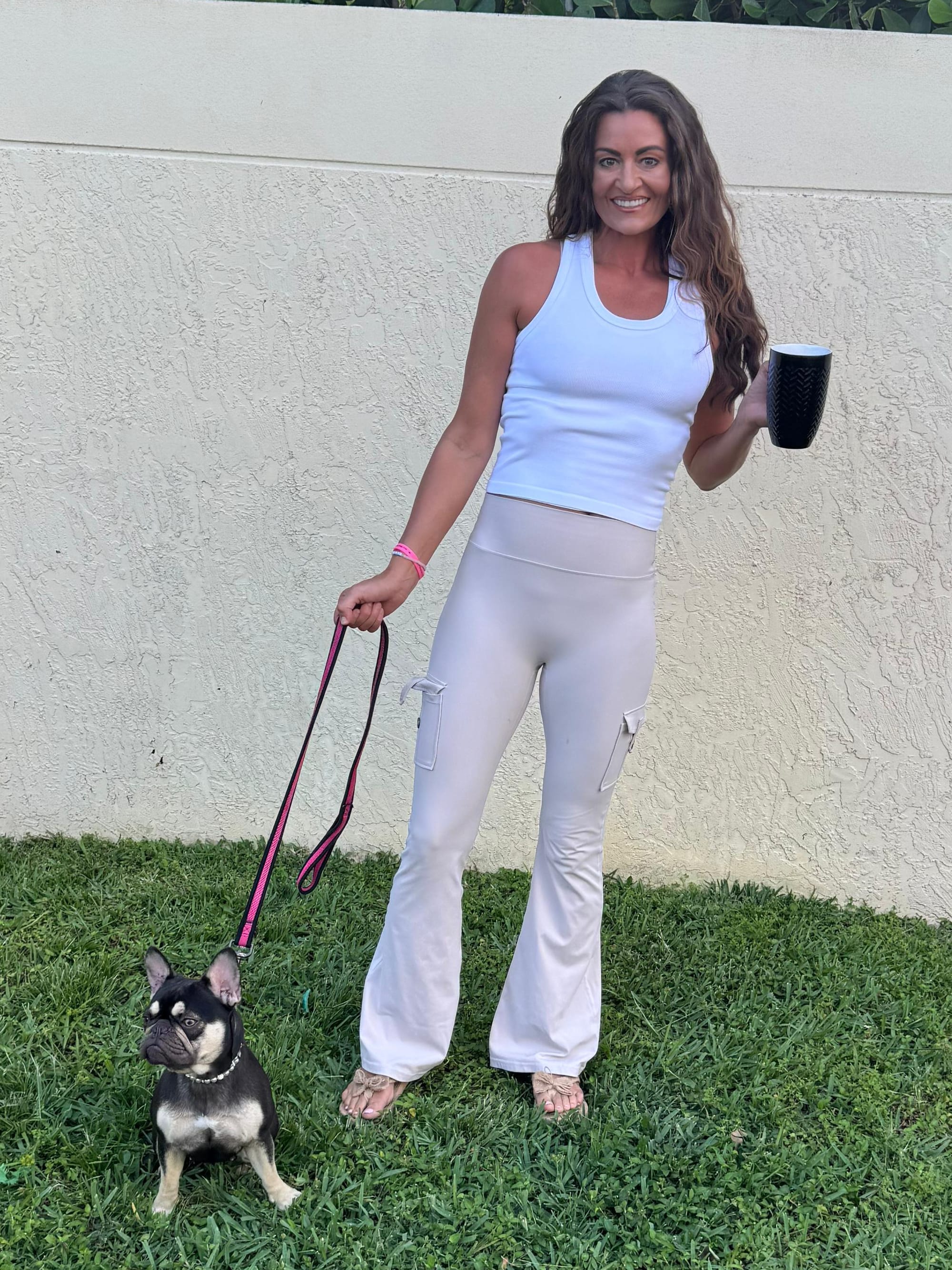 Rachymack Women Workout Flare Leggings with Pockets