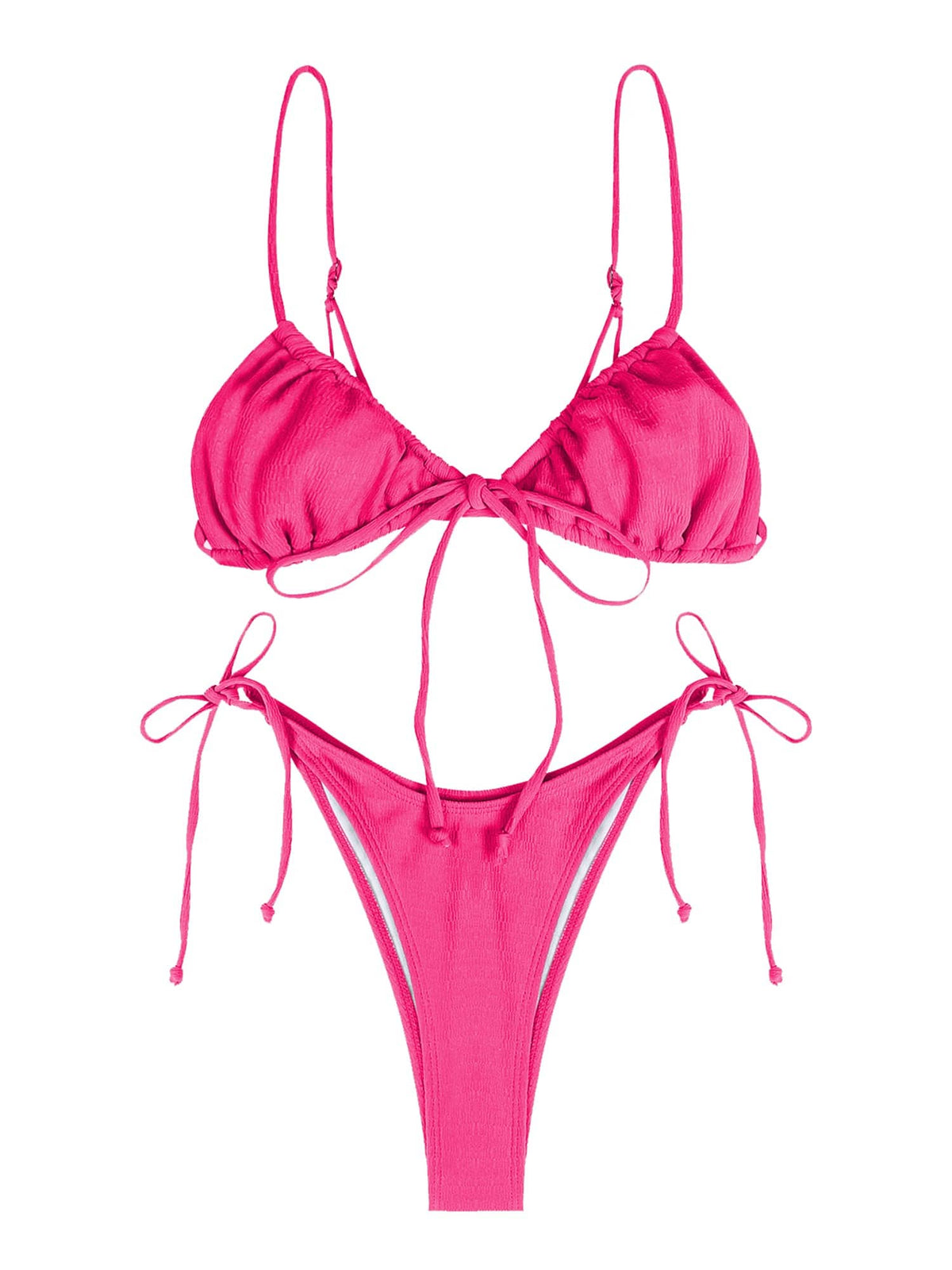 Rachymack Womens High Cut Thong Bikini Set