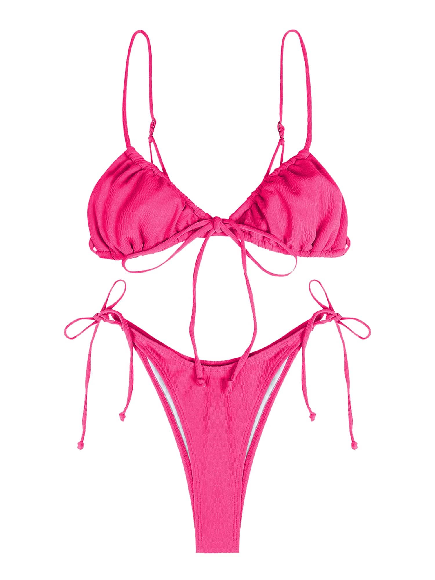 Rachymack Womens High Cut Thong Bikini Set