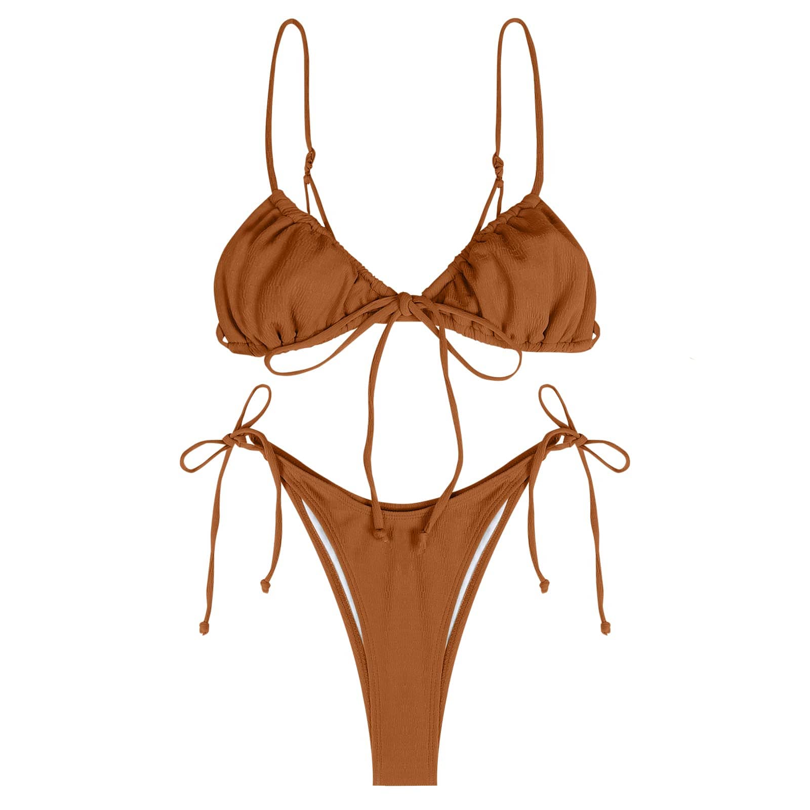 Rachymack Womens High Cut Thong Bikini Set