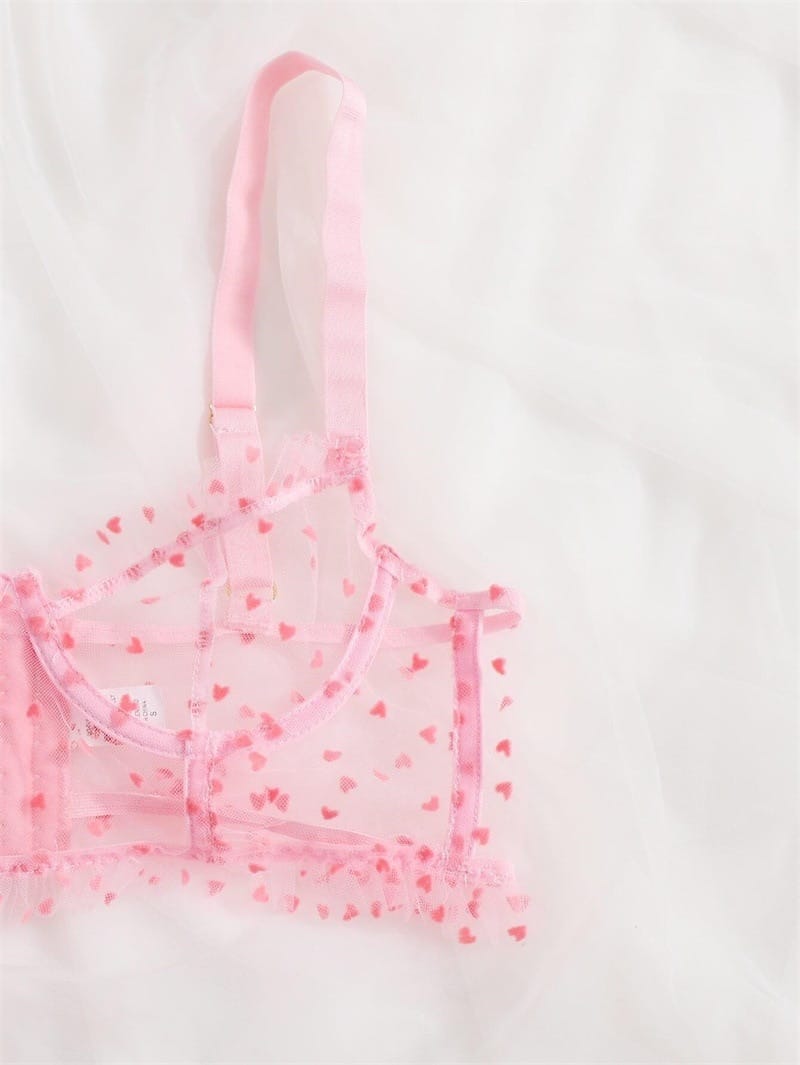 Rachymack Womens Mesh Sheer Sexy Lingerie Sets