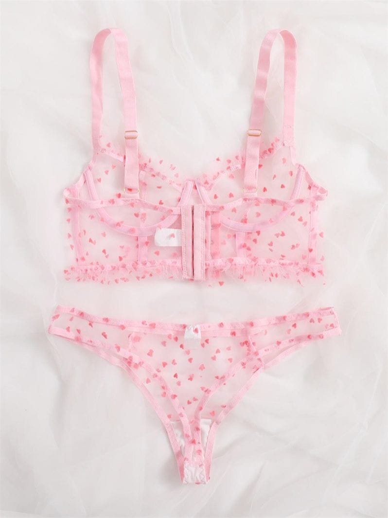 Rachymack Womens Mesh Sheer Sexy Lingerie Sets