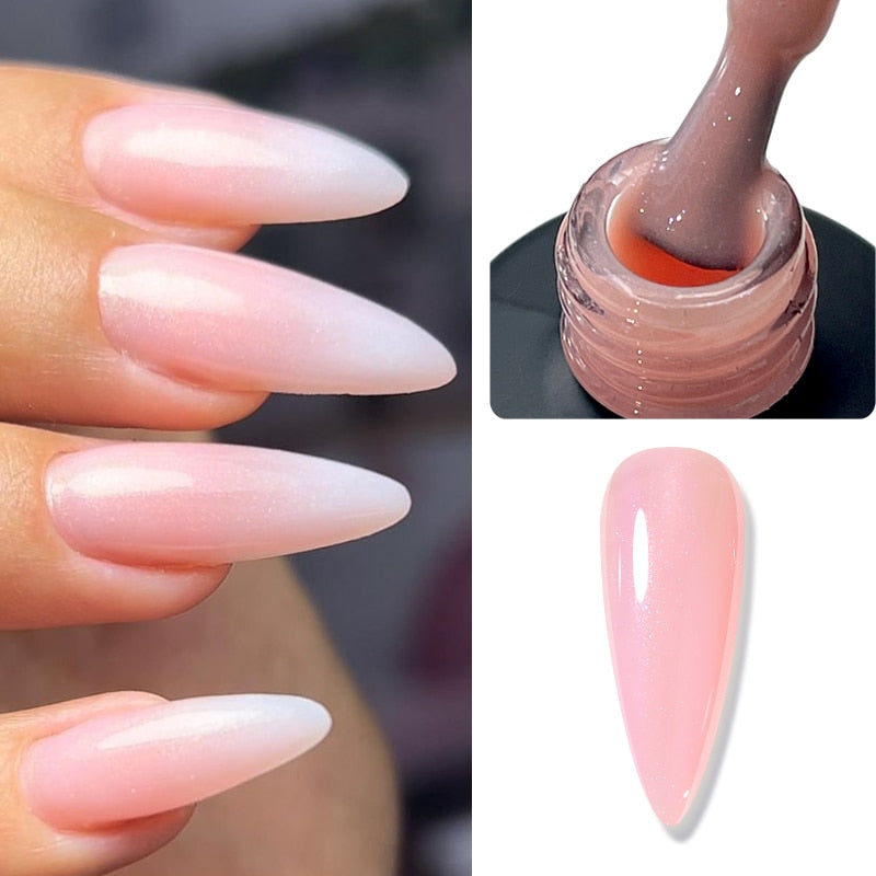 Milky Pink Rubber Base Gel