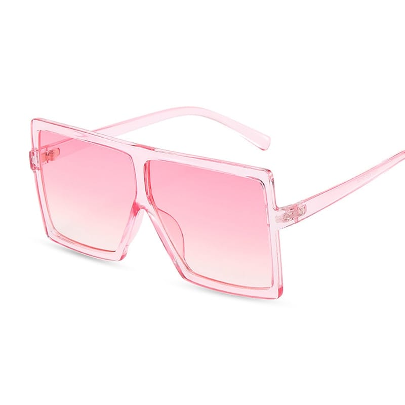 Rachymack Pink Big Frame Sun Glasses Female Vintage Retro Unisex Oculos Feminino